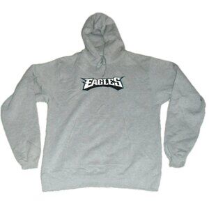 Philadelphia Eagles Mens TALL FIT Reebok Hoodie Grey Sweatshirt sz. XL New Nfl